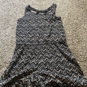 Black and white romper